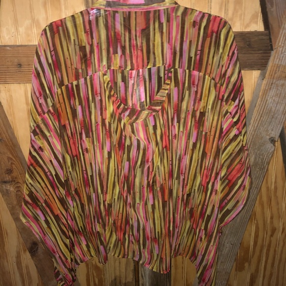 Love Richie Multi Colored Buttondown Blouse - Picture 2 of 3